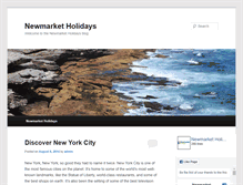 Tablet Screenshot of newmarketholidays.com